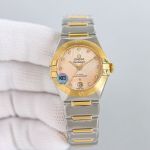 Omega 5th Constellation 29mm 8700 Movement Stainless Steel Two-tone Bracelet Watch